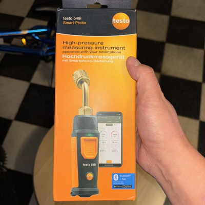 #ad #ad testo 549i High pressure gauge operated via smartphone $105.00