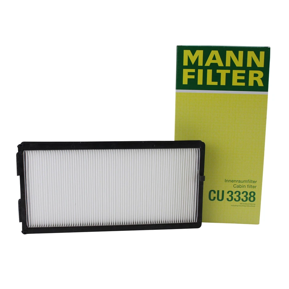 For BMW E32 E34 525i 530i 535i 540i Cabin Air Filter Particulate Mann CU 3338 - Image 4 of 4