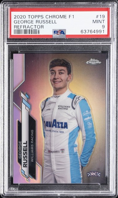 George Russell 2020 Topps Chrome Formula 1 Refractor