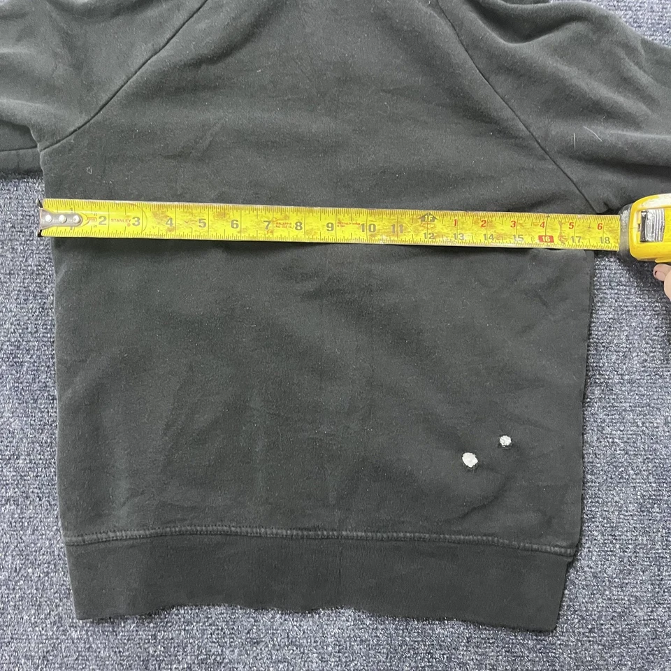 Sudadera con Capucha Volcom Juvenil Mediana Negra Cremallera Completa Forrada a Cuadros Capucha Logo Patín Sudadera Foto 3 de 4