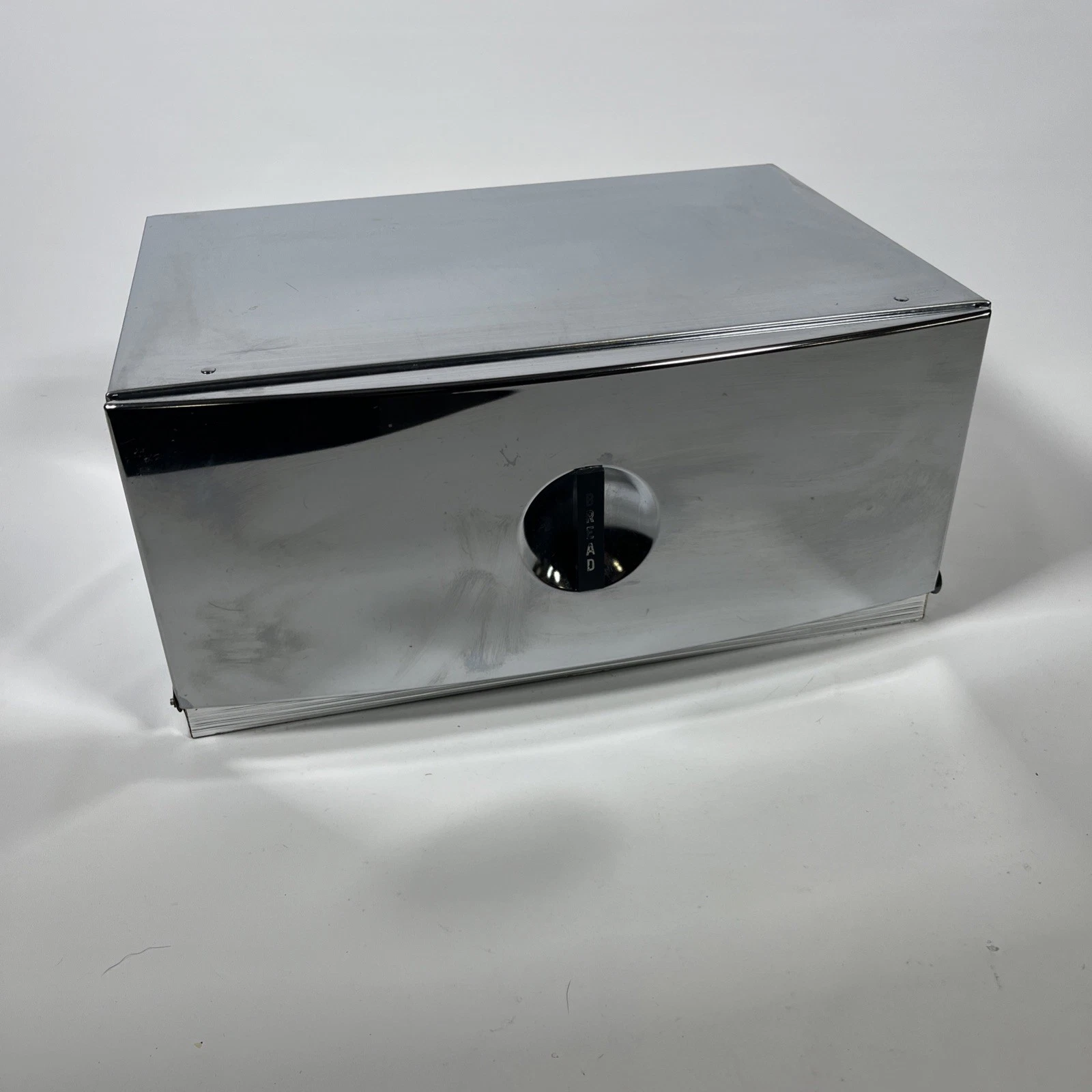 Vintage Kromex Chrome Bread Box MCM Mid Century Stainless Kitchen Storage
Opens in a new window or t