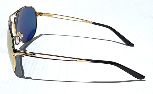 NEW Oakley CAVEAT Polished Gold Aviator POLARIZED Galaxy Ruby Sunglass 4054 - Picture 10 of 12