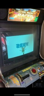 Super Rare Star Wars Pod Racer Arcade Cabinet Working!!