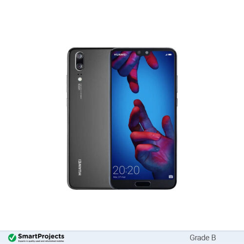 Huawei P20 Schwarz 128 GB Klasse B – entsperrtes Smartphone - Bild 1 von 6