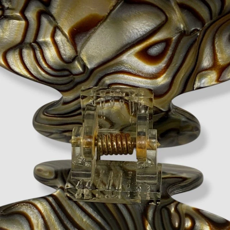 France Luxe女式灰色小号定制颚夹 — 第 4/4 张图片