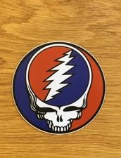 Steal Your Face Grateful Dead stealie 5” Premium Vinyl Sticker Jerry Garcia
