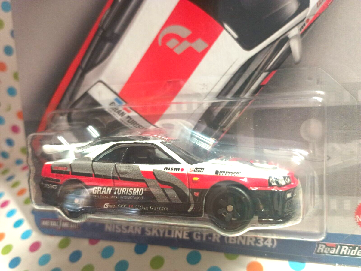 Hot Wheels NISSAN SKYLINE GT-R(BNR34)右向き HOT WHEELS POP CULTURE PREMIUM GRAN TURISMO NISSAN SKYLINE GT-R