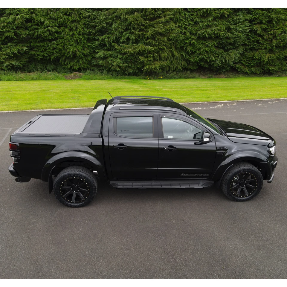 OE STYLE RUNNING BOARDS/ STEPS - ALL BLACK FOR DOUBLE CAB FORD RANGER T6 2012-22 - Image 2 of 4