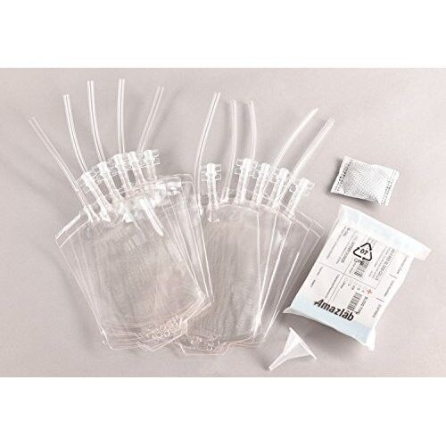 Vampire Blood Bags 10 Reusable IV Drink Containers Theme Party