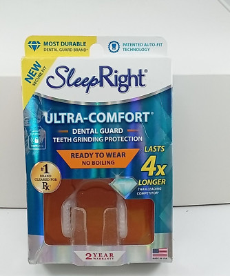 SleepRight Ultra-Comfort Dental Guard Teeth Grinding Protection Secure Fit NEW