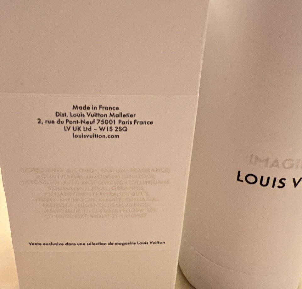 New! 2024 LV Louis Vuitton Mens IMAGINATION Perfume 3.4OZ 100 ml eBay