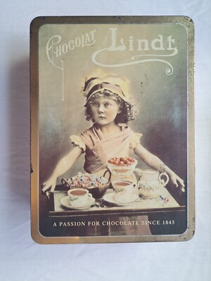 Lindt Swiss Premium Chocolate Tin A Passion For Chocolate Since 1845 Vintage