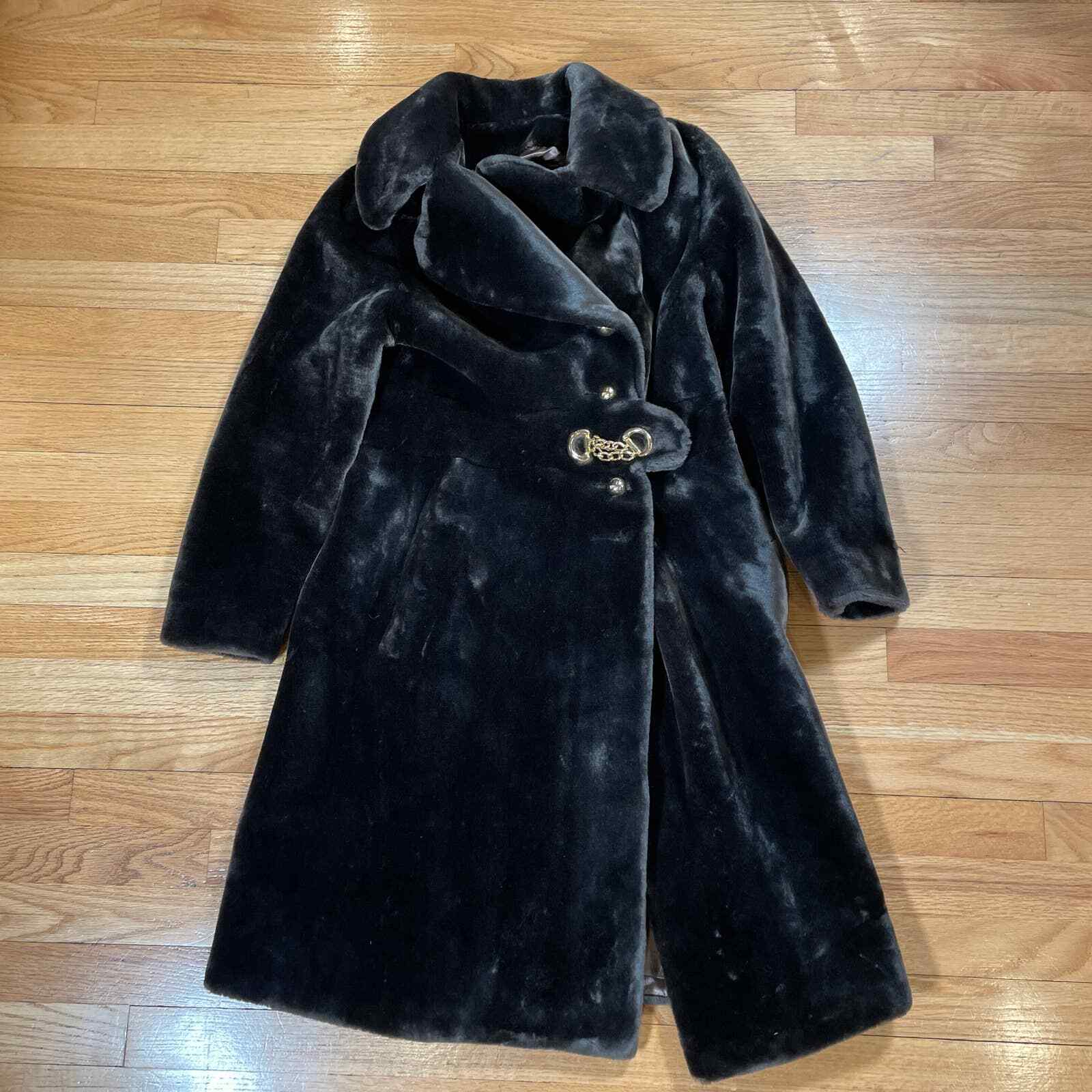 Vintage 70s Faux Fur Overcoat - image 1