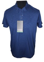 Herren Cmp T-SHIRT Poloshirt Polo 3L54597 Id Blau Dunkelblau Melliert Gr. 54 Neu