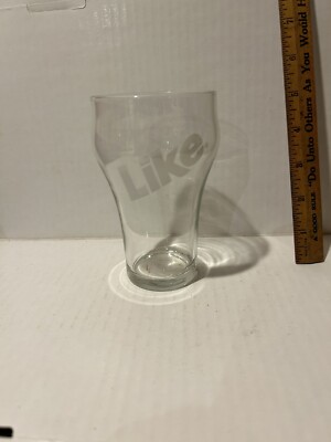 Like Cola LIKE Cola Seven UP Product 1982 Clear 10 Oz Glasses - 5” Tall Lot of 4 ...