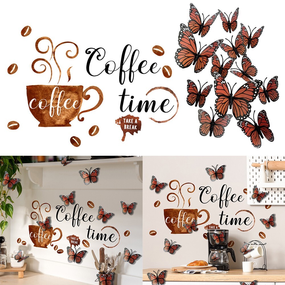 Simplify Your Decorating with Easy to Use 12PCS Butterfly Wall Stickers
