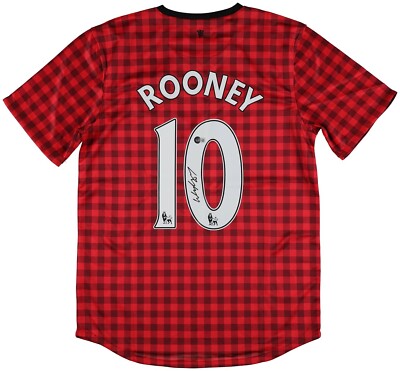 Maillot Manchester United Domicile Signé Wayne Rooney – Certificat Beckett Inclus
