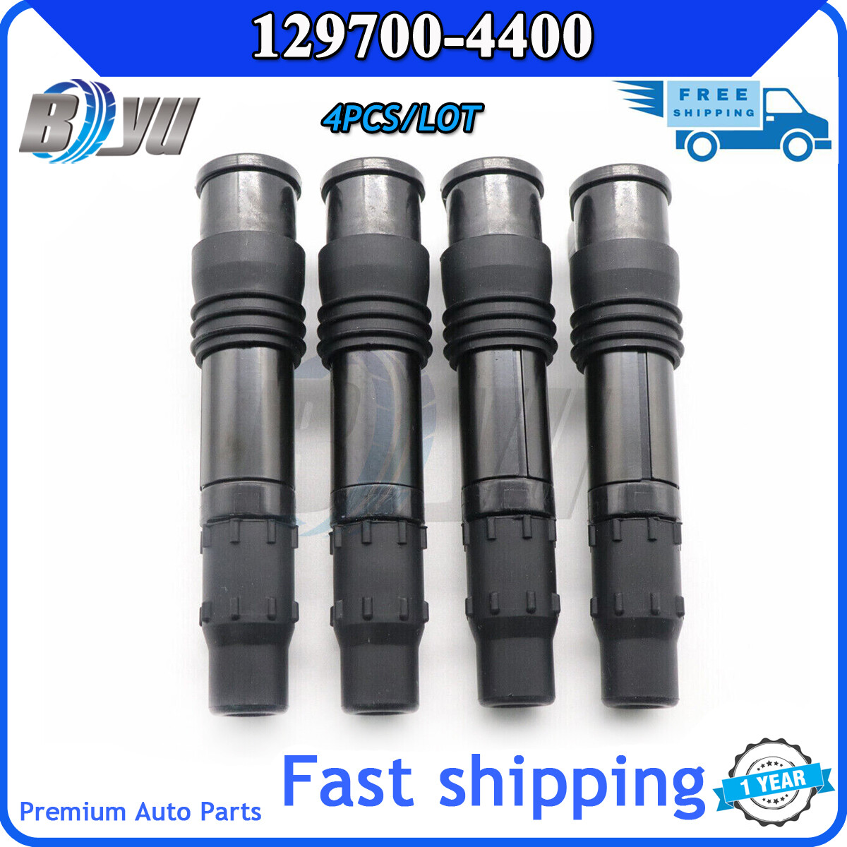 キープ1300 02-03 ZX12R ZX12 IGNITION COILS COIL STICK SET PACK SPARK