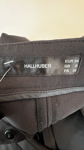 Hallhuber Women’s Trousers UK 6 Leg 28 Black - Picture 3 of 4