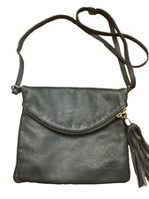 VTG Vera Pelle Genuine Leather Shoulder crossbody vy Bag Made In Italy
