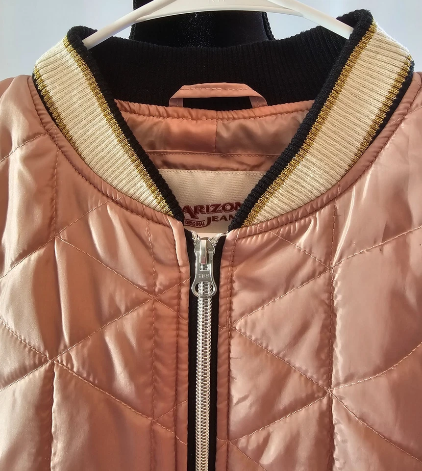 Arizona the Original Jean Co. Chaqueta en Color Melocotón Cremallera Frontal Talla M T107 Foto 2 de 4