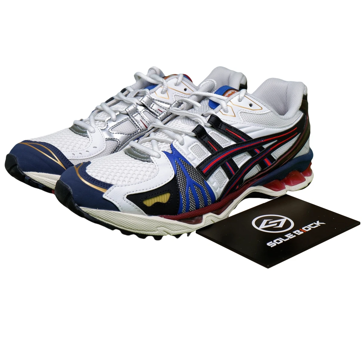 ASICS Gel Kayano Legacy White Blue Red for Sale | Authenticity