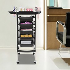 Beauty Friseurwagen Bedienungswagen Salon Friseur Arbeitswagen mit 5 Schubladen