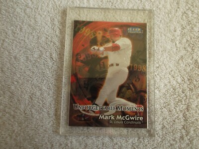 Fleer / MLB ''MARK McGWIRE'' #590 - rare 1998 Trading Card 