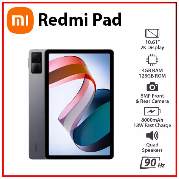 Tablet Xiaomi Redmi Pad MediaTek Helio G99 128 GB 4 GB RAM 10,6