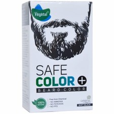 Organic Chemical free Beard Dye Colour Facial Hair Colouring For Men - Black 25g
