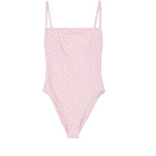 SKIN By SAME Los Angeles The One Piece in Pink Daisy SZ XL