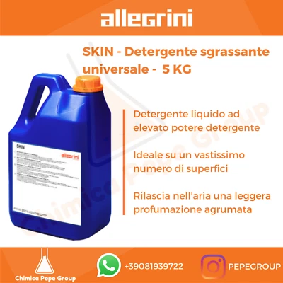 SKIN 5 KG Allegrini - DETERGENTE SGRASSANTE UNIVERSALE