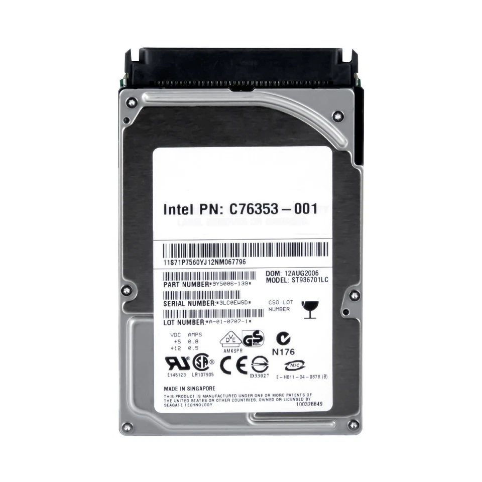 Hard Drive INTEL C76353-001 ST936701LC 36.4GB 10K 8MB SCSI 2.5'' - Image 3 of 3