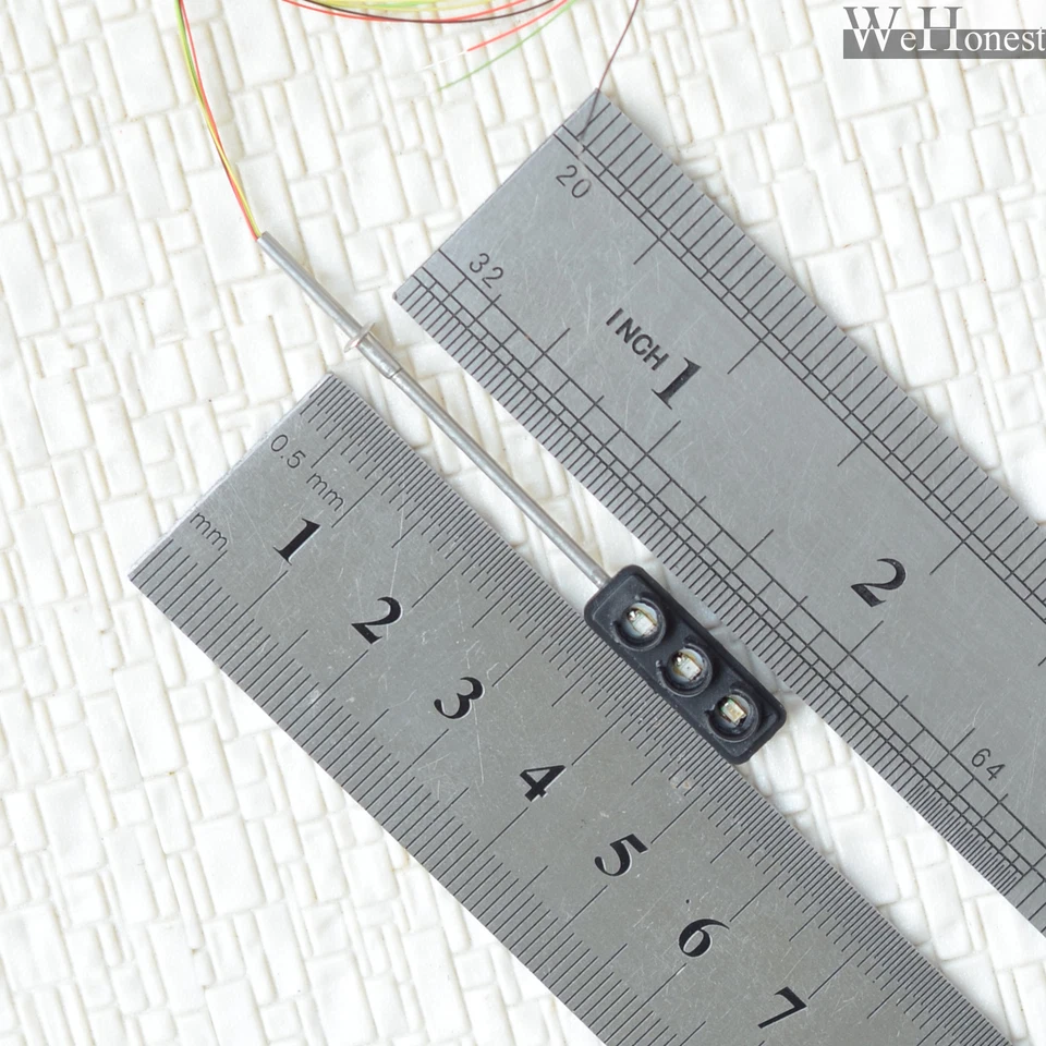 3 x HO / OO Traffic Light Signal LED Model Train Architecture crossing Street #7 - Image 2 of 4