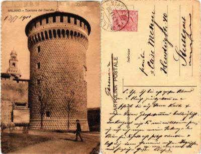 CPA AK MILANO Torrione del Castello ITALY (533100)
