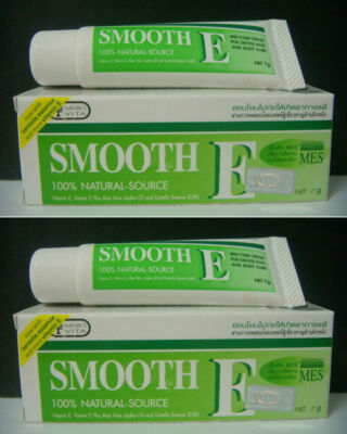 2 x Smooth E Cream Vitamin E Plus Aloe Vera black spots Reduces scars 7 g.  | eBay