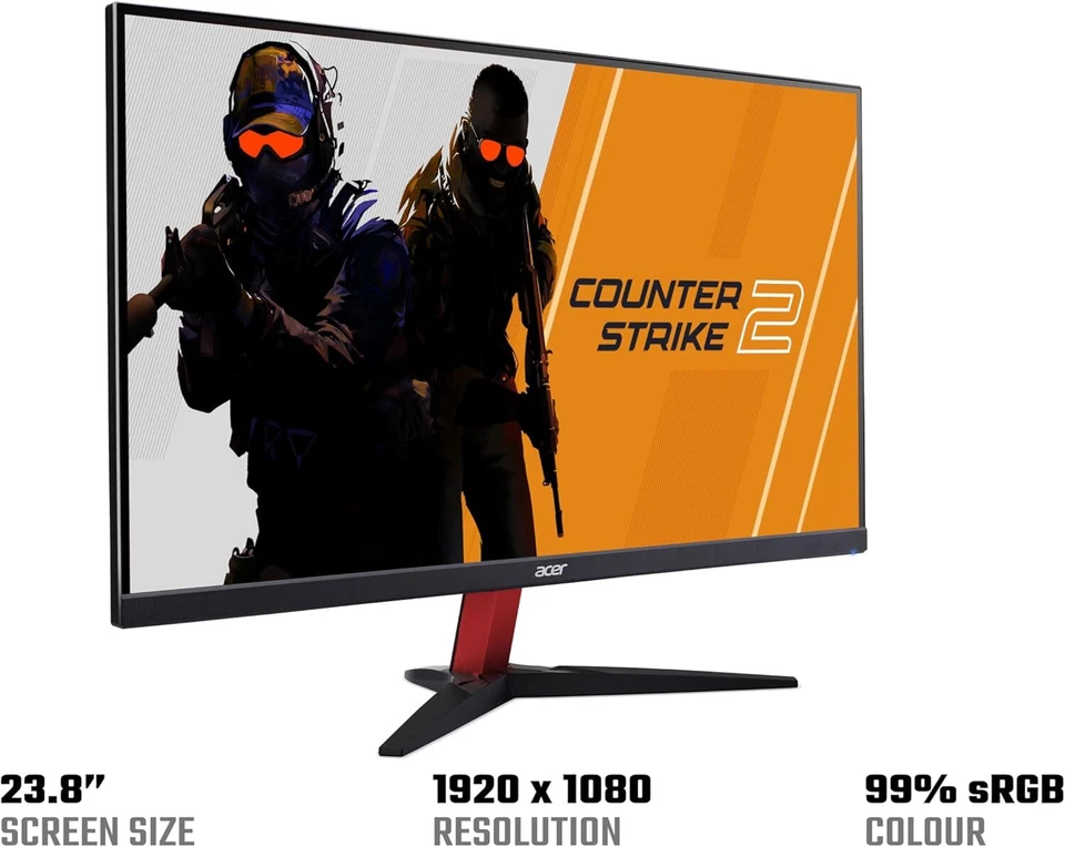 KG242YEbiif 24-inch Gaming Monitor IPS Panel 1920 x 1080 4ms - Image 2 of 4