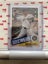 2020 Topps Chrome Keston Hiura 1985 35th Anniversary insert #85TC-16
