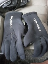 O'Neill Neoprene XS Black Diving Gloves Touchscreen 5 Finger