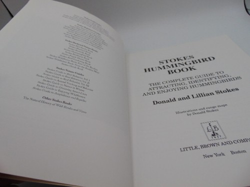 Stokes Kolibri Buch: Der komplette Leitfaden für... 1989 Donald & Lillian Stokes - Bild 5 von 10