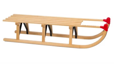 Nijdam Davoser Holzschlitten 120 cm Top Qualität Made EU Neu