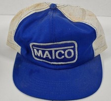 Vintage Matco Tools Patch Snapback Truckers Hat Swingster