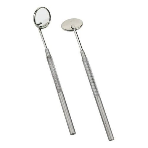 12 Pcs Dental Mouth Mirror #5 w/Handle Dental Instruments German Grade Stainless - Picture 3 of 5