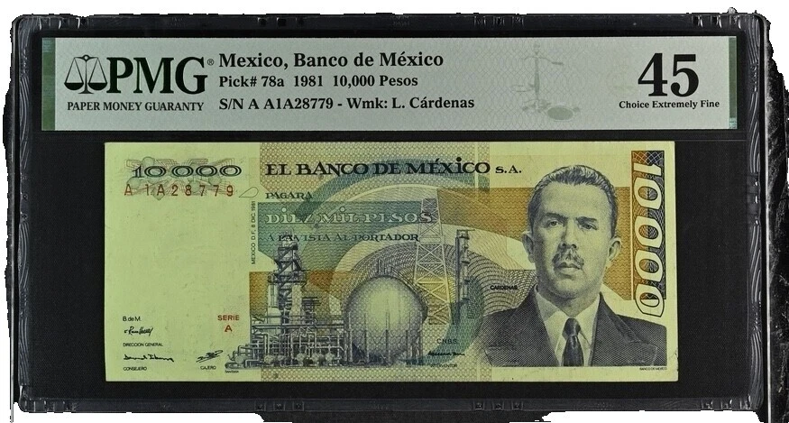 1981 Mexican Paper Money