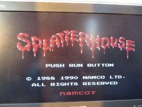 PC Engine NEC Splatter House item Startconfirmed Japan r2