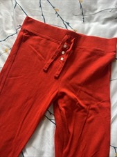 Size 14 Ladies. Red. Lounge Wear. Skinny Trousers. Next. Ribbed. Excellent Con.
