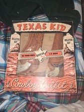 Vintage Toy Cap Guns Texas Kid Laredo Complete In Box With Belt