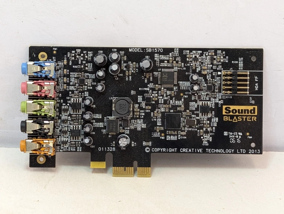 '13 Creative Sound Blaster Audigy FX SB1570 PCIe 5.1 Soundkarte SBX Pro Studio