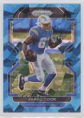 2021 Panini Prizm Blue Ice Prizm 8/99 Jared Cook #168 3hd