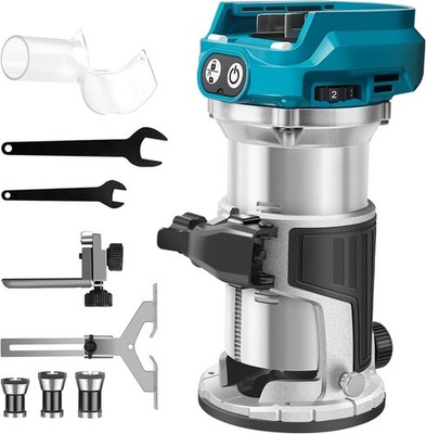Cordless Compact Wood Router Makita 18V Battery(Bare Tool Carving